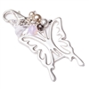 Mirajo jewelry Butterfly Keychain on white back ground