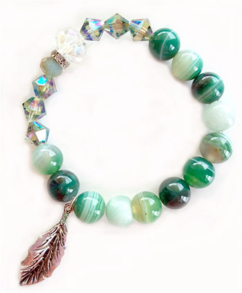 Jade Leaf Bracelet