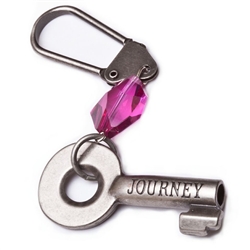 Jewel Tone Journey Keychain