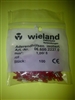 WIELAND FERRULE 18AWG 1.0MM RED (100 PK) 06.600.2227.0