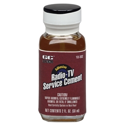 GC 10-302 SERVICE CEMENT / SPEAKER REPAIR ADHESIVE 2 FL.OZ.