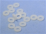 PHILMORE 10-504C #4 1/4" FLAT NYLON WASHER 100/PACK