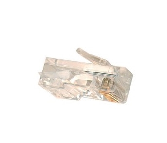 CIRCUIT TEST 100-208C5 RJ45 8 CONDUCTOR CAT5E CRIMP PLUGS,  50U, CSA-RU ** FOR SOLID WIRE **