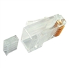 CIRCUIT TEST 100-208C6 RJ45 8 CONDUCTOR CAT6 CRIMP PLUGS,   50U, CSA-RU ** FOR SOLID WIRE **