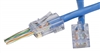 PLATINUM 100010B EZ-RJ45 CAT6 CONNECTORS 100/PACK, SOLID OR STRANDED WIRE, EZ CRIMP TOOLS: 100062, 100054 OR 100004