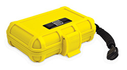 UK 1000YEL S3 YELLOW WATERTIGHT CASE (ID: 3.9" X 2.37" X 1") PADDED