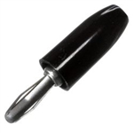 JOHNSON BLACK BANANA PLUG 108-0303-001