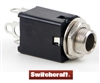 SWITCHCRAFT 114BX 3 POLE 1/4" ENCLOSED STEREO JACK, DOUBLE  CLOSED CIRCUIT, SOLDER LUG TERMINATION