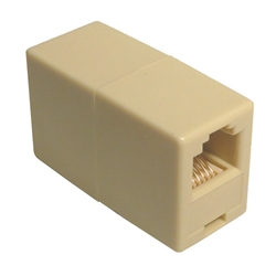 MODE 12-202-0 RJ11 MODULAR JOINER / COUPLER (JACK TO JACK)  6P/4C