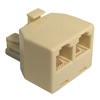 MODE 12-210-0 RJ11 MODULAR 'T' ADAPTER 6P/4C