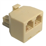 MODE 12-213-1 RJ12 MODULAR 'T' ADAPTER 6P/6C