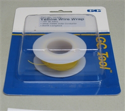 GC 12-632 YELLOW WIREWRAP WIRE 30AWG 100' SPOOL,            KYNAR INSULATION / SILVER PLATED SOLID CONDUCTOR