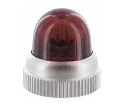 DIALIGHT 125-1191-403 RED OIL TIGHT UNFROSTED STOVEPIPE     LENS FOR 125 SERIES SOCKET (SEE SOCKET 125-1310-11-103)