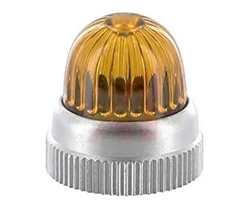 DIALIGHT 125-1193-403 AMBER OIL TIGHT UNFROSTED STOVEPIPE   LENS FOR 125 SERIES SOCKET (SEE SOCKET 125-1310-11-103)