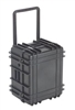 UK 1322WBLK 1322 TRANSIT CASE BLACK WITH WHEELS AND FOAM    (ID: 21.8" X 17.8" X 13.4") *SPECIAL ORDER*