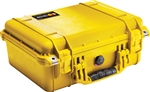 PELICAN CASE NO FOAM YELLOW (MFR# 1450-001-240) 1450NFYEL   (ID 14.62"L X 10.18"W X 6.00"D) *SPECIAL ORDER*