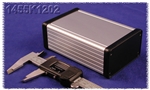 HAMMOND 1455K1202 EXTRUDED ALUMINUM ENCLOSURE 4.72" X 3.07" X 1.69" WITH PLASTIC END PANELS