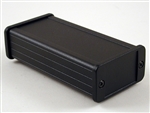 HAMMOND 1457C1201BK BLACK EXTRUDED ALUMINUM ENCLOSURE WATERTIGHT 4.73" X 2.32" X 1.21"