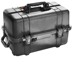 PELICAN CASE WITH FOAM BLACK (MFR# 1460-000-110) 1460BLK    (ID 18.54"L X 9.92"W X 10.92"D) *SPECIAL ORDER*