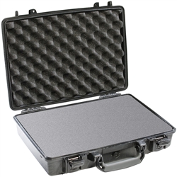 PELICAN LAPTOP CASE W/FOAM BLACK (MFR# 1470-000-110) 1470BLK (ID 15.62"L X 10.43"W X 3.75"D) *SPECIAL ORDER*