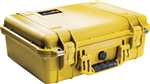 PELICAN CASE NO FOAM YELLOW (MFR# 1500-001-240) 1500NFYEL   (ID 16.75"L X 11.18"W X 6.12"D) *SPECIAL ORDER*