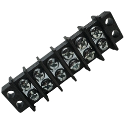 CURTIS 1506 TERMINAL STRIP 6 POLE (15A/300V)