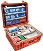 PELICAN EMS CASE ORANGE (MFR# 1550-005-150) 1550EMS-ORG     W/LID ORGANIZER (ID 18.43" X 14.00" X 7.62") *SPECIAL ORDER*