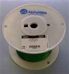 ALPHA 22AWG STRANDED GREEN HOOKUP WIRE 1551-1000GRN         (1000 FEET)