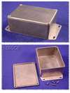 HAMMOND 1590DF DIECAST ALUMINUM ENCLOSURE WITH FLANGE       (7.4" X 4.7" X 2.1")