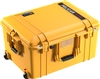 PELICAN AIR CASE NO FOAM (MFR# 016070-0011-240) 1607NFYEL   YELLOW (ID 21.05"L X 15.81"W X 11.63"D) *SPECIAL ORDER*