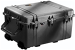 PELICAN CASE W/FOAM & WHEELS BLK (MFR# 1630-000-110) 1630BLK (ID 27.70"L X 20.98"W X 15.50"D) *SPECIAL ORDER*