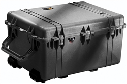 PELICAN CASE W/FOAM & WHEELS BLK (MFR# 1630-000-110) 1630BLK (ID 27.70"L X 20.98"W X 15.50"D) *SPECIAL ORDER*