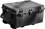 PELICAN CASE NO FOAM W/WHEELS (MFR# 1630-001-110) 1630NFBLK BLACK (ID 27.70"L X 20.98"W X 15.50"D) *SPECIAL ORDER*