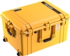 PELICAN AIR CASE WITH FOAM (MFR# 016370-0001-240) 1637YEL   YELLOW (ID 23.43"L X 17.55"W X 13.25"D) *SPECIAL ORDER*