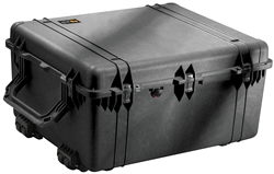 PELICAN CASE W/FOAM & WHEELS BLK (MFR# 1690-000-110) 1690BLK (ID 30.13"L X 25.13"W X 15.36"D) *SPECIAL ORDER*