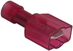 PICO 1764-15 RED 22-18AWG .250" MALE QUICK CONNECTOR,       FULLY NYLON INSULATED, 50/PACK (MATES TO 1765)