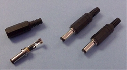 PHILMORE 210L LONG DC COAXIAL POWER PLUG 2.1MM X 5.5MM,     OVERALL LENGTH 1-7/16"