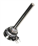 AMPHENOL PIHER 21HE6-50K-LI LINEAR TAPER POTENTIOMETER      50K OHM 1/4 WATT, 1/4" X 2" SHAFT: 1/4W **CLEARANCE**