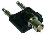 PHILMORE 2382 BNC FEMALE TO DUAL BANANA PLUG ADAPTER