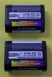 MAXELL 2CR5 6V 1500MAH PHOTO LITHIUM CAMERA BATTERY