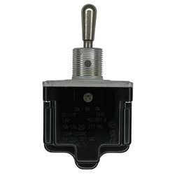 HONEYWELL 2TL1-10 TOGGLE SWITCH DPDT ON-ON-ON 15A/125VAC,   NON-LOCKING LEVER, SEALED, SCREW TERMINALS, UL CSA