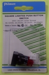 PHILMORE 30-14514 SQUARE LIGHTED PUSH BUTTON SWITCH, SPST   OFF-ON, 8A @ 125VAC / 5A @ 250VAC / 6A @ 24VDC, SOLDER TABS
