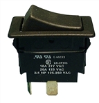 PHILMORE 30-610 HEAVY DUTY ROCKER SWITCH SPDT ON-ON,        20A @ 125VAC / 10A @ 277VAC, QC TERMINALS