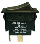 PHILMORE 30-630 HEAVY DUTY ROCKER SWITCH DPST ON-OFF,       20A @ 125VAC / 10A @ 277VAC, QC TERMINALS