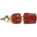 MODE 31-442-0 GOLD PLATED 5 WAY LARGE RED BINDING POST,     15A @ 125VAC