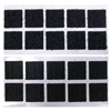 MODE 34-160-10 VELCRO ADHESIVE PADS 3/4" BLACK SQUARE,      10/PACK