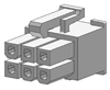 MOLEX 39-01-2060 MINI-FIT JR. RECEPTACLE HOUSING, DUAL ROW, 6 POSITION, UL 94V-2, NATURAL