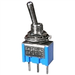 MODE 41-263-1 PC MOUNT SUB-MINIATURE TOGGLE SWITCH, SPDT    ON-ON, 6A @ 125VAC / 3A @ 250VAC, SOLDER TERMINALS
