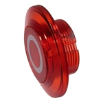 MODE 44-727R-0 MUSHROOM CAP FOR 44-727-0 ACTUATOR,          22MM DIAMETER, 36MM DIAMETER RED BUTTON LENSE