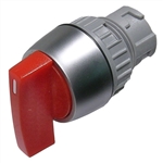 MODE 44-730-0 RED LEVER ACTUATOR SELECTOR SWITCH, 3 POSITION, 22MM DIAMETER: LEFT/RIGHT = ON : CENTER = OFF